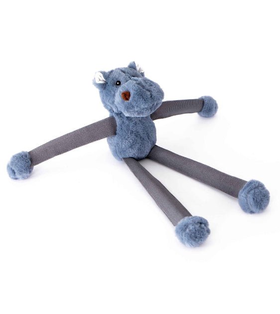 Nandog Pet Gear My BFF Bungee Hippo Squeaker Toy - Good Dog People™