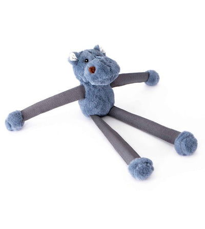 Nandog Pet Gear My BFF Bungee Hippo Squeaker Toy - Good Dog People™