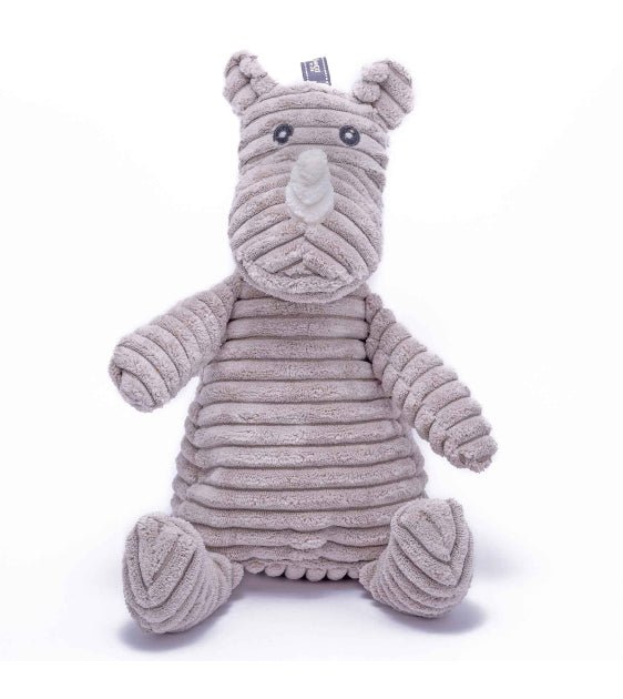 Nandog Pet Gear My BFF Corduroy Rino Squeaker Toy - Good Dog People™