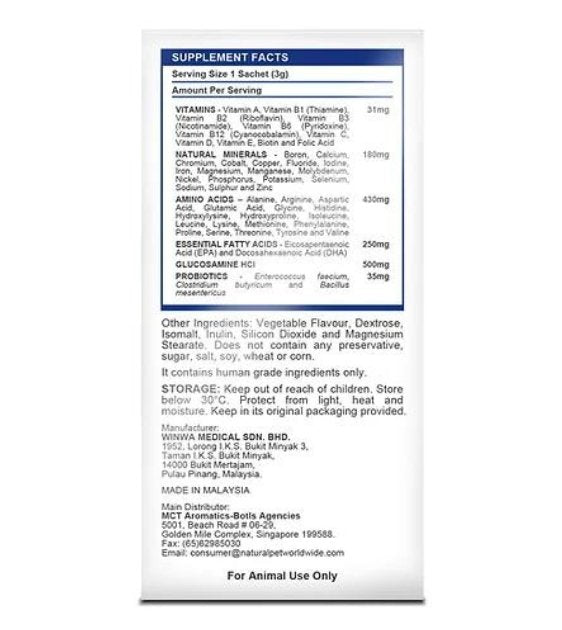 NATURAL PETĀ® Super Multi with Glucosamine Powder Supplement For Cats & Dogs - Good Dog Peopleā¢