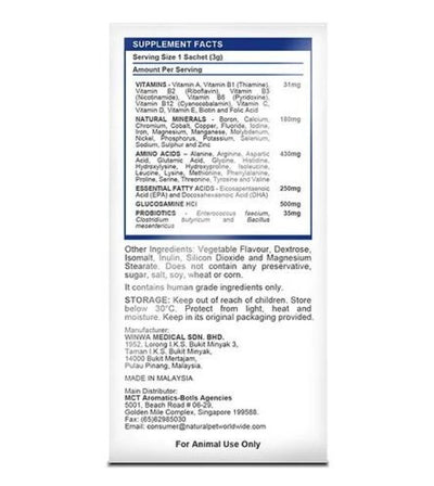 NATURAL PETĀ® Super Multi with Glucosamine Powder Supplement For Cats & Dogs - Good Dog Peopleā¢