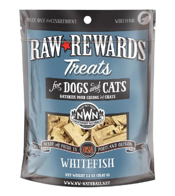 Northwest Naturals Raw Rewards Whitefish Freeze-Dried Dog & Cat Treats