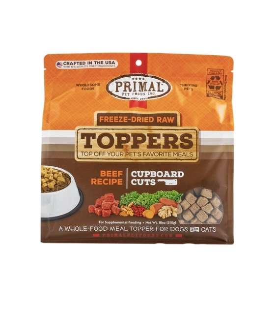 Primal Freeze Dried Raw Toppers For Dogs & Cats (Beef) - Good Dog Peopleā¢