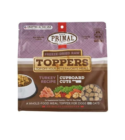 Primal Freeze Dried Raw Toppers For Dogs & Cats (Turkey) - Good Dog Peopleā¢