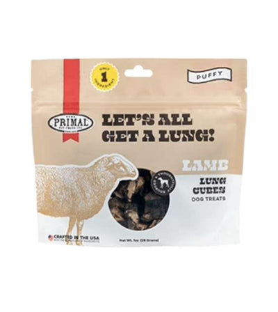 Primal Let's All Get A Lung - Lamb Dehydrated Dog Treats - Good Dog Peopleā¢