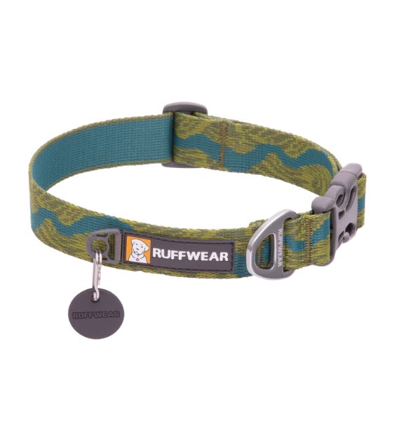 Ruffwear Flat Out⢠Patterned Dog Collar (New River) - Good Dog Peopleā¢