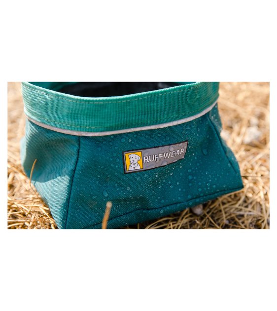 Ruffwear Quencher™ Collapsible Food & Water (Huckleberry Blue) Dog Bowl - Good Dog People™