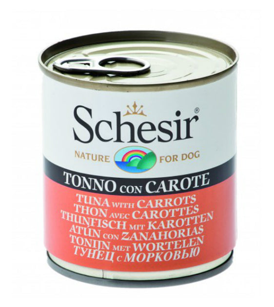 Schesir Tuna with Carrots Wet Dog Food
