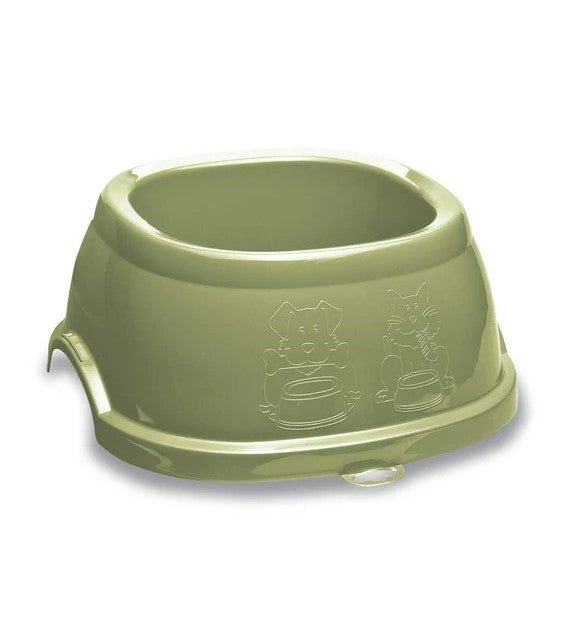 Stefanplast Break 4 Square Cat & Dog Bowl (Green) - Good Dog Peopleā¢