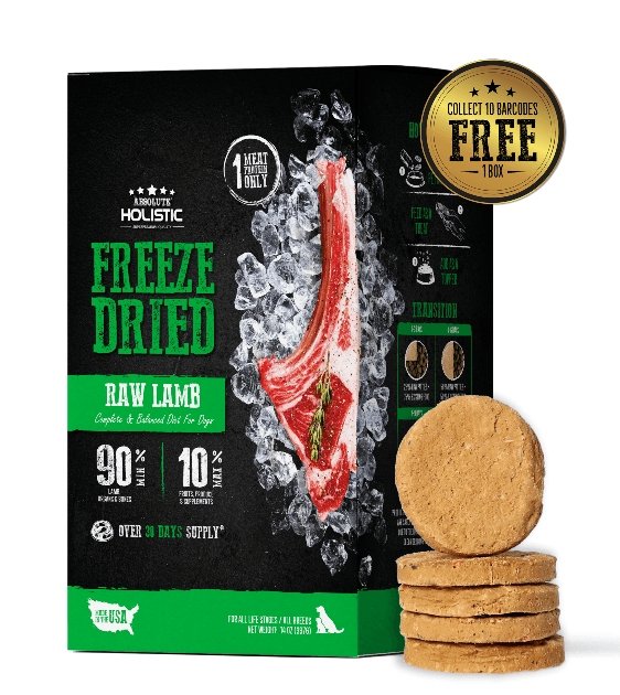 TRY & BUY: Absolute Holistic Freeze Dried Patties Dog Food - Lamb - Good Dog Peopleā¢