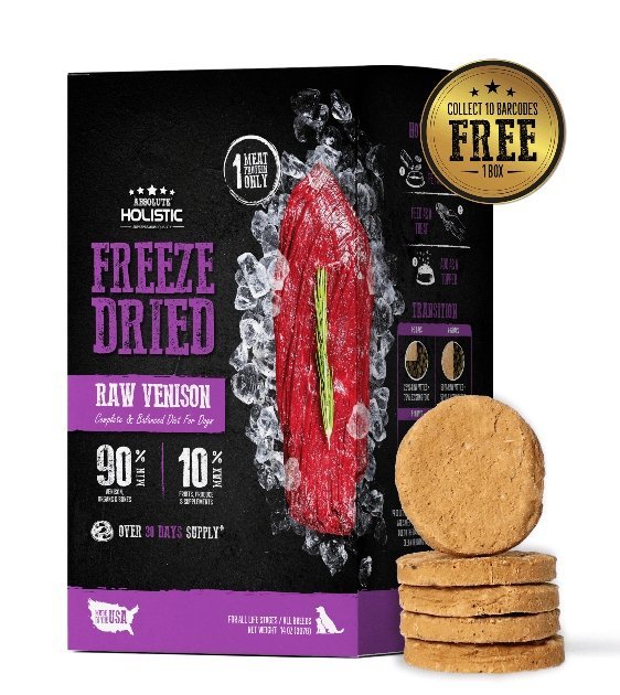 TRY & BUY: Absolute Holistic Freeze Dried Patties Dog Food (Venison) - Good Dog People™