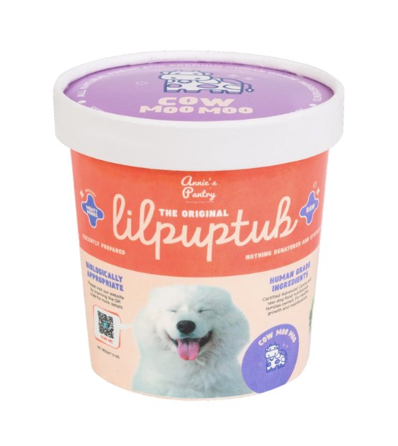 TRY & BUY: Annie's Pantry LilPupTubs Raw Dog Food (Cow Moo Moo)
