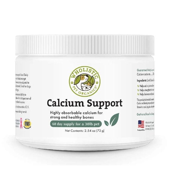 Wholistic Pet Organics Calcium Support Pet Supplement - Good Dog People™
