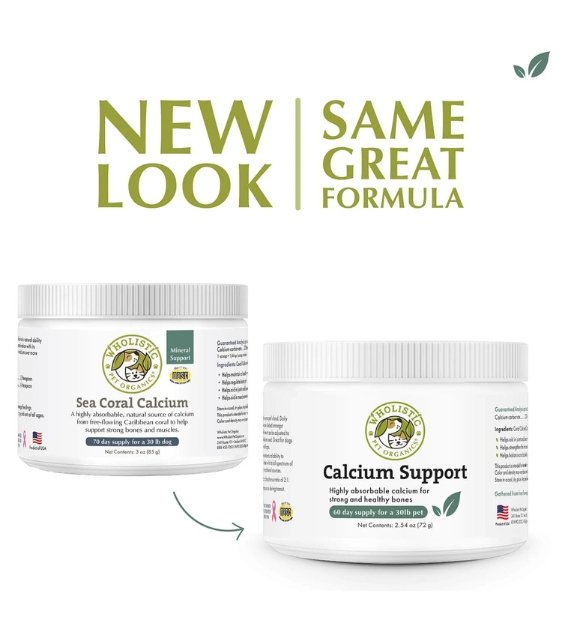 Wholistic Pet Organics Calcium Support Pet Supplement - Good Dog People™