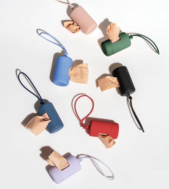 Wild One Poop Bag Carrier and Roll (Blush) - Good Dog Peopleā¢