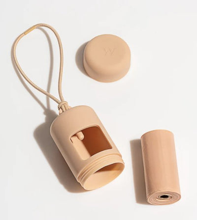 Wild One Poop Bag Carrier and Roll (Blush) - Good Dog Peopleā¢