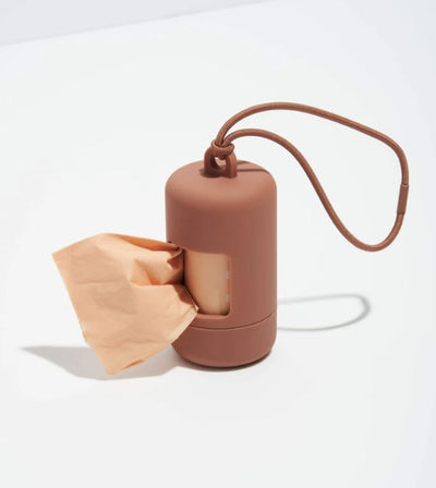 Wild One Poop Bag Carrier and Roll (Cocoa) - Good Dog Peopleā¢