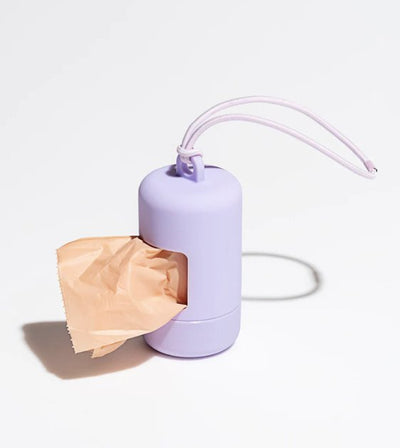 Wild One Poop Bag Carrier and Roll (Lilac) - Good Dog Peopleā¢
