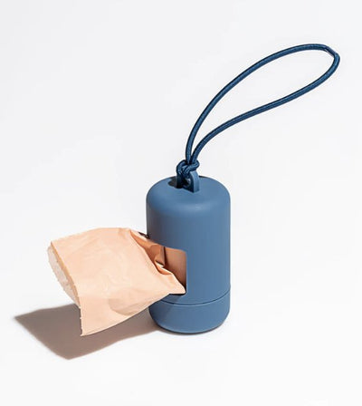 Wild One Poop Bag Carrier and Roll (Navy) - Good Dog Peopleā¢