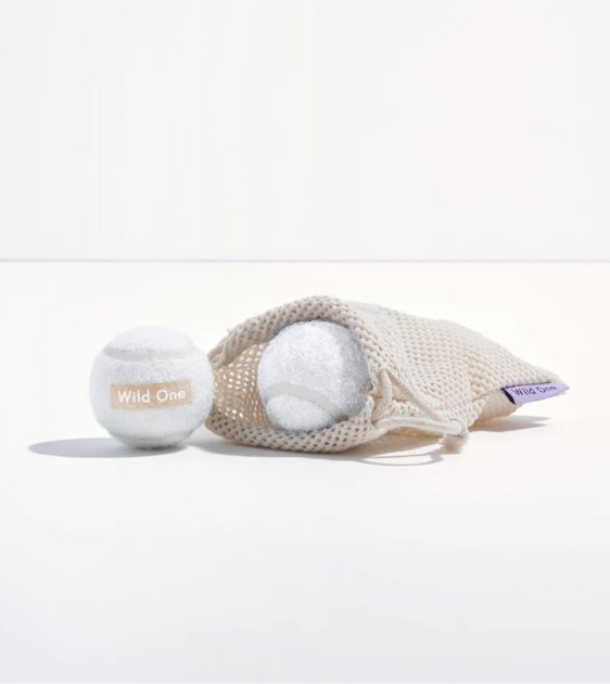 Wild One Tennis Balls Set Dog Toy (White) - Good Dog People™