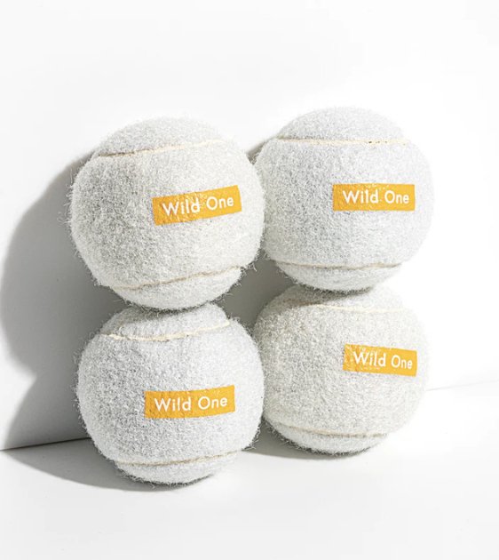 Wild One Tennis Balls Set Dog Toy (White) - Good Dog People™