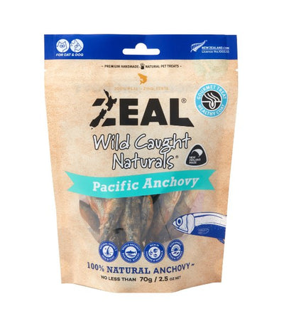 Zeal Wild Caught Naturals Freeze Dried Cat and Dog Treats (Pacific Anchovy) - Good Dog People™