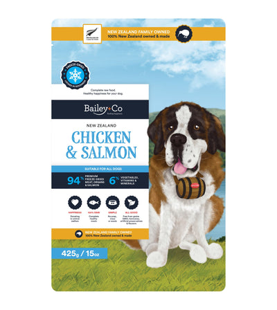 Bailey+Co New Zealand Freeze Dried Raw Dog Food (Chicken & Salmon)