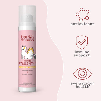 Bark & Whiskers Organic Astaxanthin Liquid Pump Supplement For Dogs