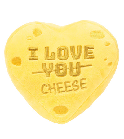 FuzzYard Valentine's Day Plush Dog Toy (Cheese Heart)