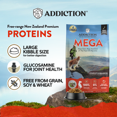 Addiction Dry Dog Food (Mega Lamb & Beef)