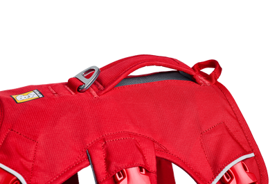 Ruffwear Web Master™ Dog Harness with Neck Buckle and Handle (Red Canyon)