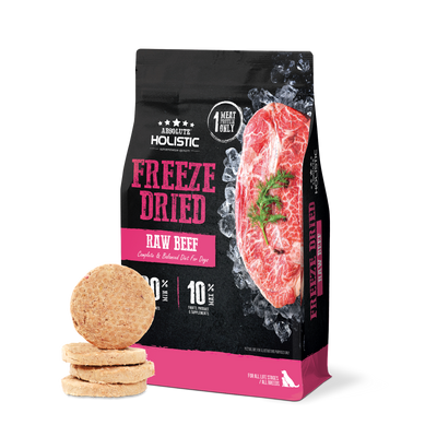 Absolute Holistic Freeze Dried Patties Dog Food (Beef)