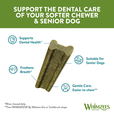 Whimzees Natural Soft Dental Dog Chews