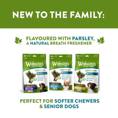 Whimzees Natural Soft Dental Dog Chews