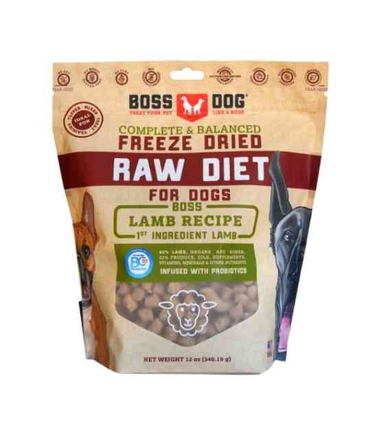 $29 ONLY [CLEARANCE]: Boss Dog Complete & Balanced Freeze Dried Raw Diet (Lamb)