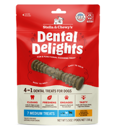 Stella & Chewy's Dental Delights Dog Chews