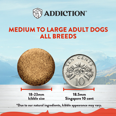 Addiction Dry Dog Food (Mega Lamb & Beef)