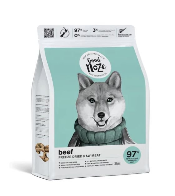 $32 ONLY [CLEARANCE]: Good Noze NZ Beef Freeze Dried Dog Food