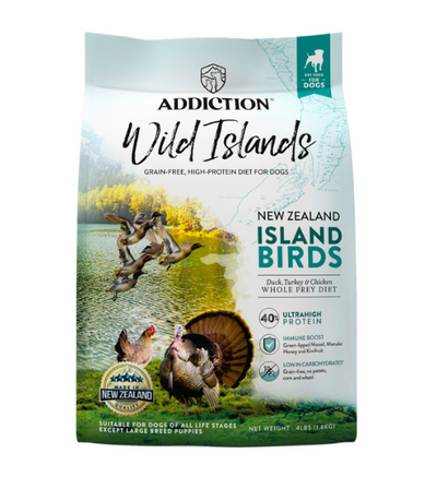 Addiction Wild Islands Dry Dog Food (Island Birds)