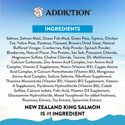 Addiction Dry Dog Food (Salmon Bleu ADULT)