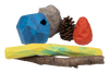 Ruffwear Gnawt-a-Cone™ Natural Rubber Treat Dispenser Throw Dog Toy (Glacial Blue)