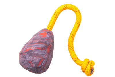Ruffwear Huck-a-Cone™ Rubber & Rope Tug & Fetch Dog Toy (Purple Orchid)