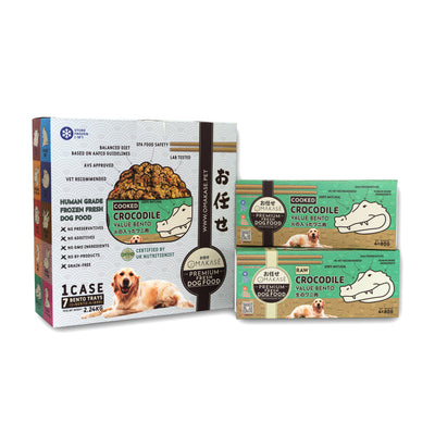Omakase Value Bento Fresh Dog Food (Crocodile)