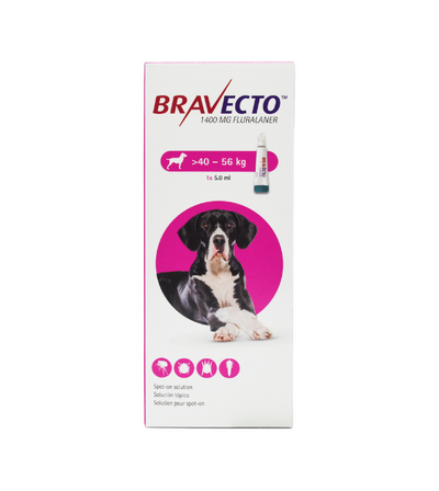 Bravecto Flea & Tick Spot On Very Large Dog (1400mg) Above 40kg