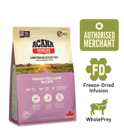 Acana Singles Grain Free Grass Fed Lamb Dry Dog Food Good Dog People