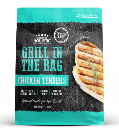 Absolute Holistic Grill In The Bag (Chicken Tenders) Natural Dog & Cat Treats