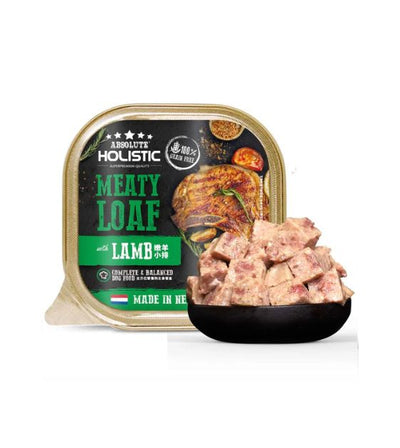 Absolute Holistic Meaty Loaf Wet Dog Food (Lamb)