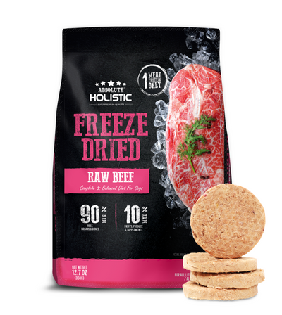 Absolute Holistic Freeze Dried Patties Dog Food (Beef)