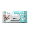 Absorb Plus Antibacterial Alcohol & Paraben Free Pet Wipes (Unscented, 80pcs)