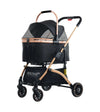 BNDC 301 Pram & Stroller For Dogs & Cats (Black)